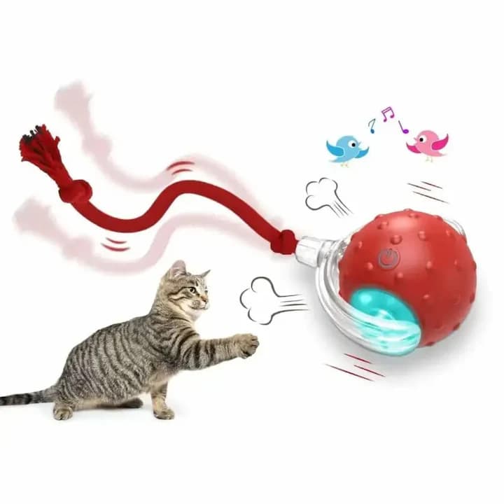 Balle magique pour chat - Lumières & mouvement